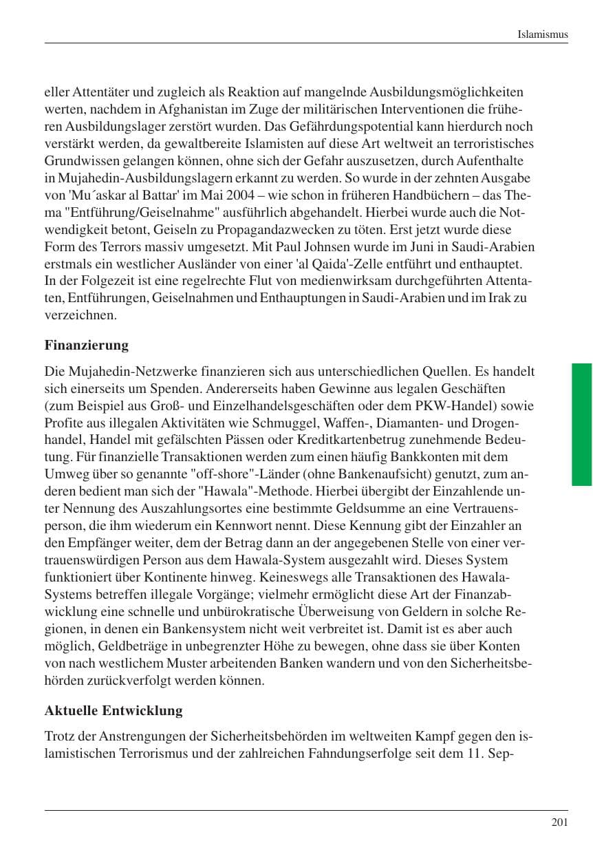 Seite 203 des Verfassungsschutzbericht 2004 Nordrhein-Westfalen