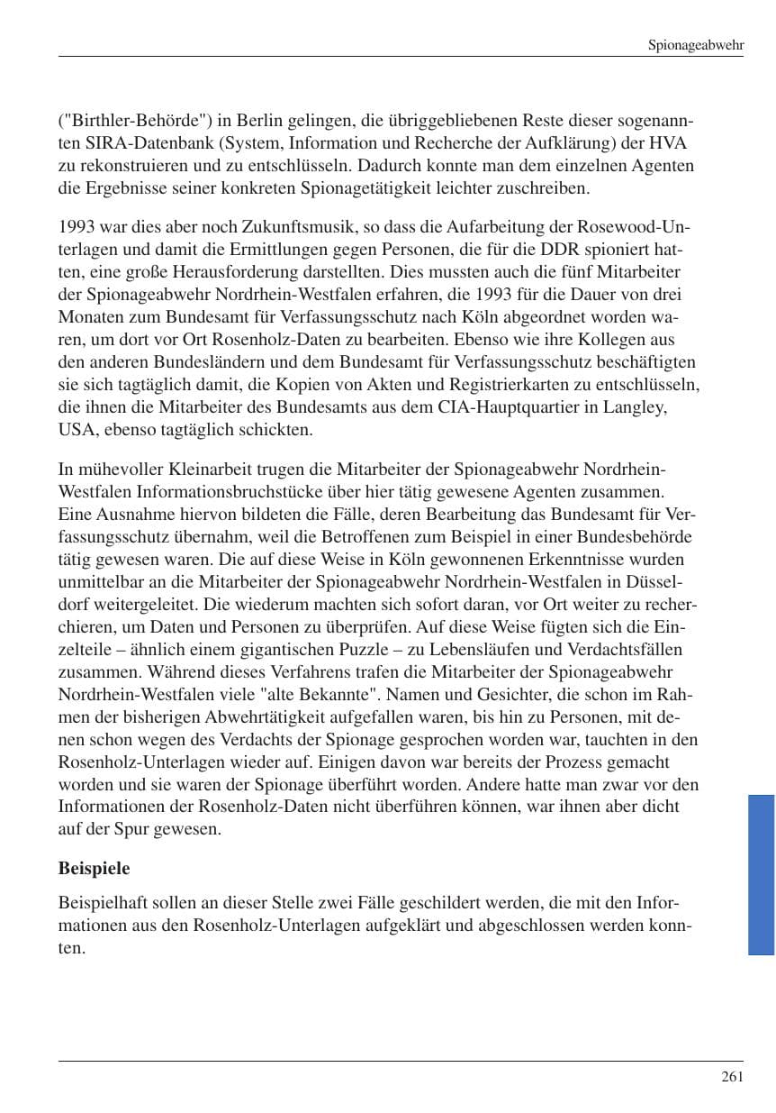 Seite 263 des Verfassungsschutzbericht 2004 Nordrhein-Westfalen