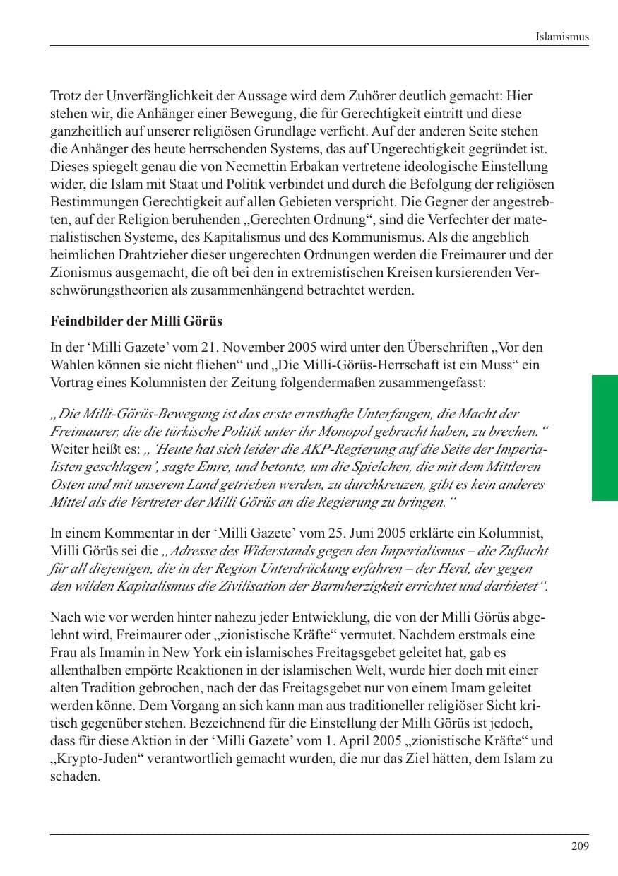 Seite 211 des Verfassungsschutzbericht 2005 Nordrhein-Westfalen