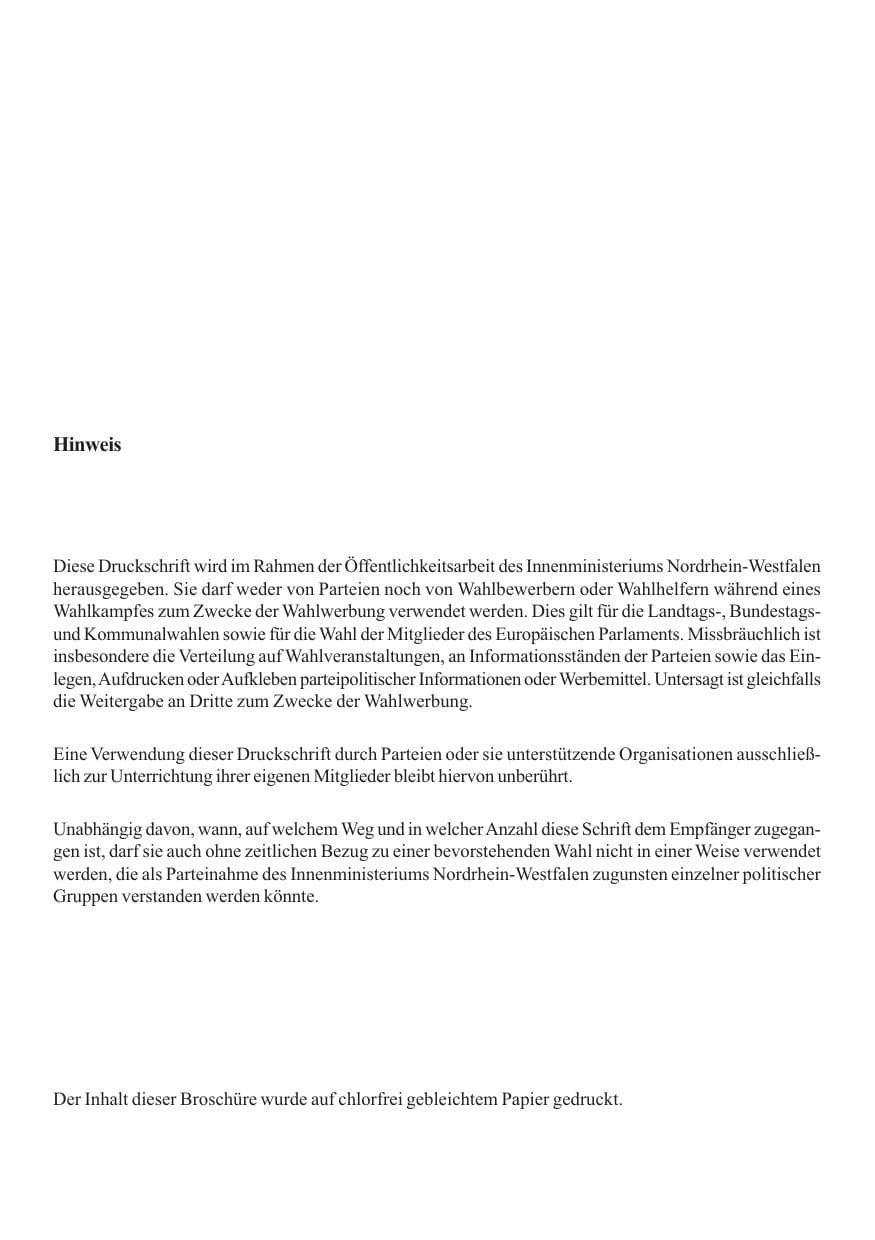 Seite 267 des Verfassungsschutzbericht 2005 Nordrhein-Westfalen