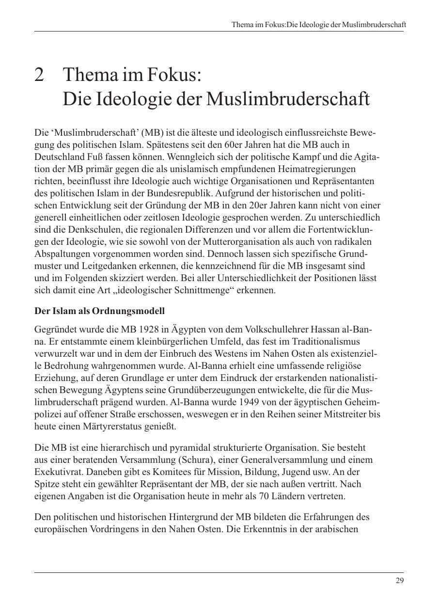 Seite 31 des Verfassungsschutzbericht 2005 Nordrhein-Westfalen