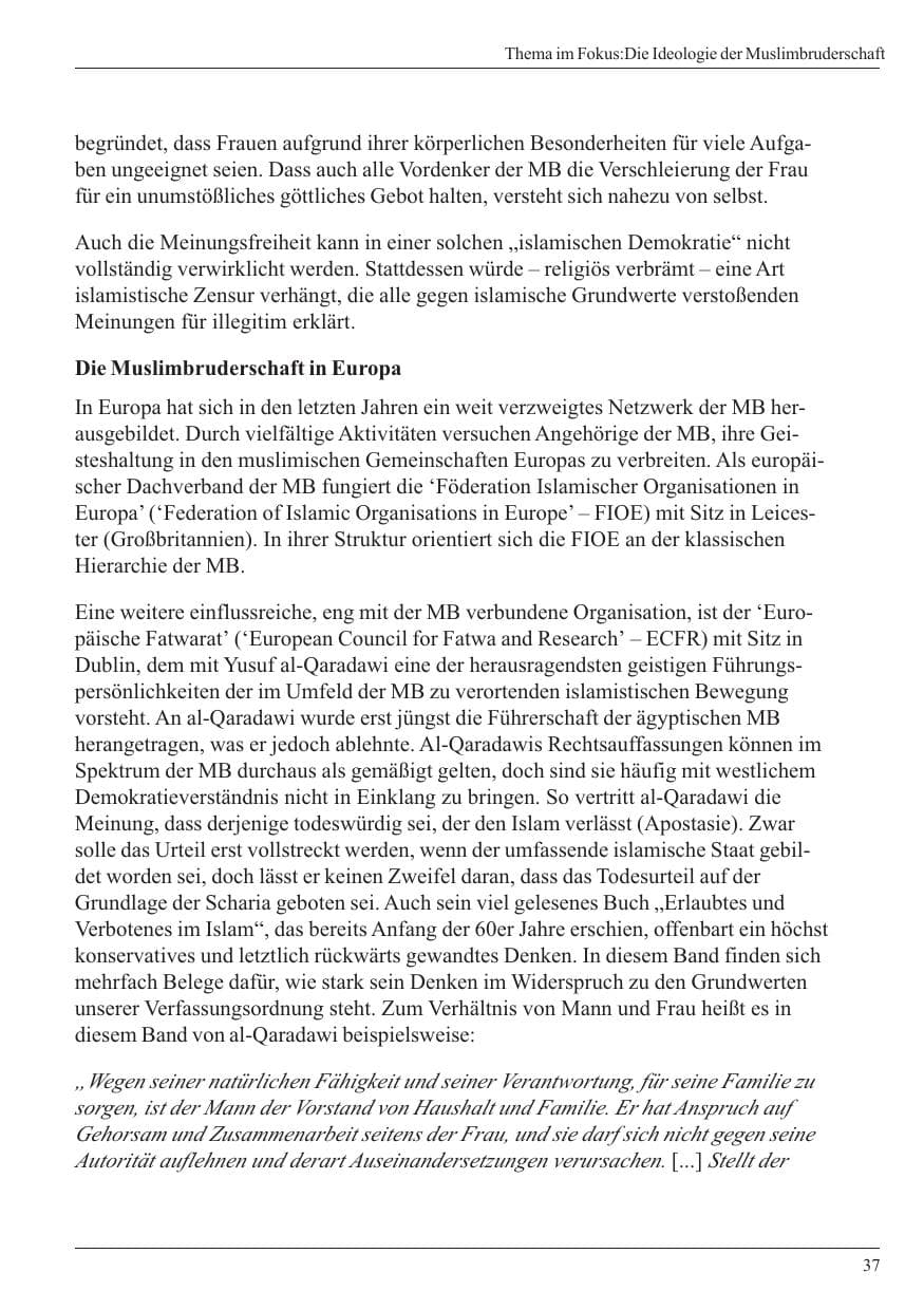 Seite 39 des Verfassungsschutzbericht 2005 Nordrhein-Westfalen