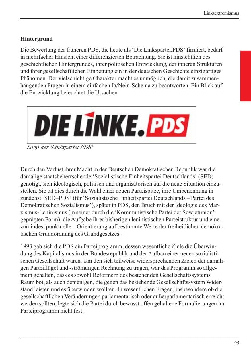 Seite 97 des Verfassungsschutzbericht 2005 Nordrhein-Westfalen