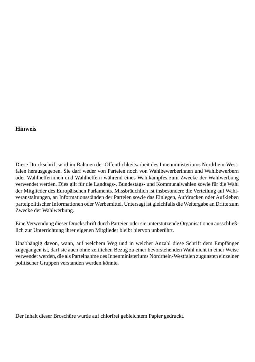 Seite 266 des Verfassungsschutzbericht 2006 Nordrhein-Westfalen