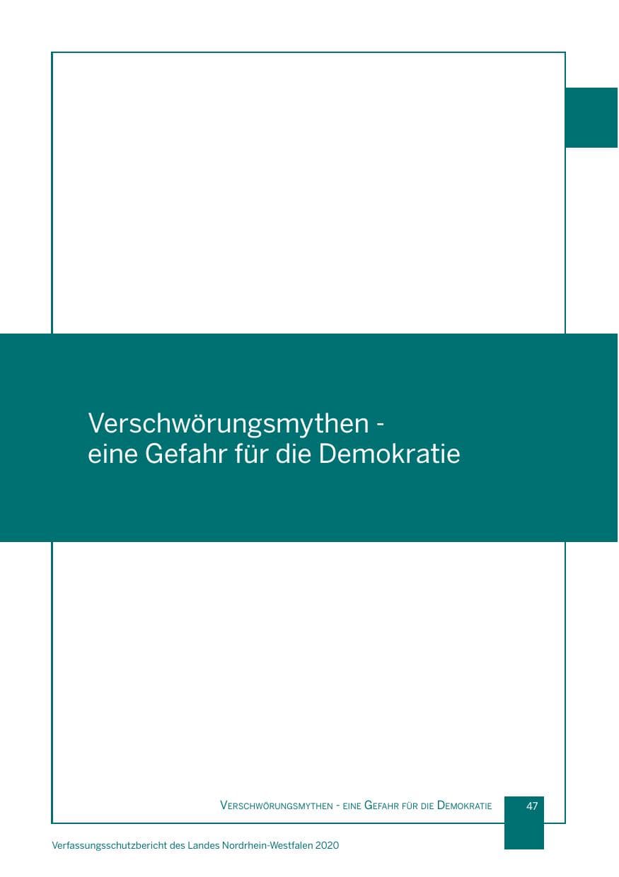 Seite 48 des Verfassungsschutzbericht 2020 Nordrhein-Westfalen