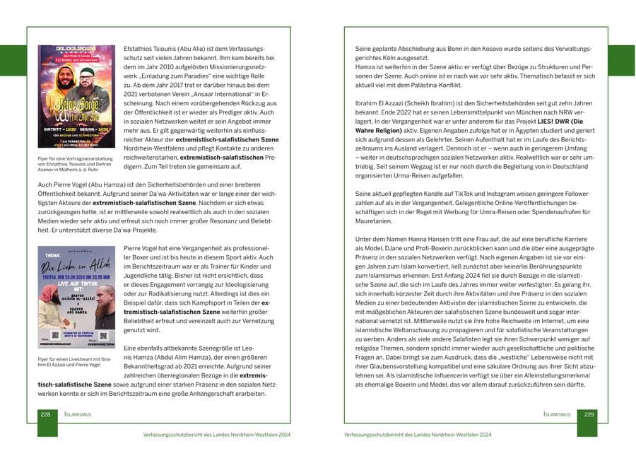 Seite 115 des Verfassungsschutzbericht 2024 Nordrhein-Westfalen