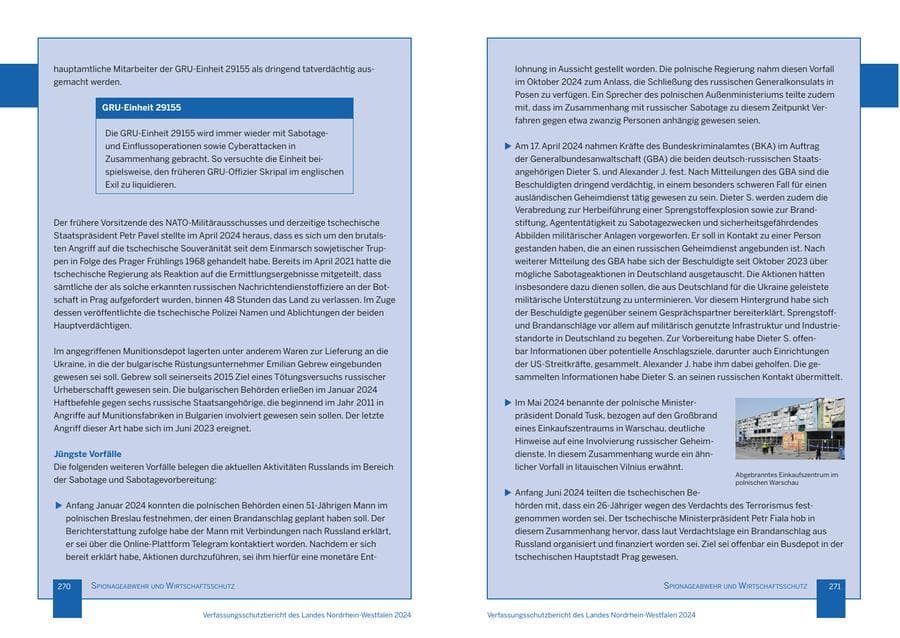 Seite 136 des Verfassungsschutzbericht 2024 Nordrhein-Westfalen