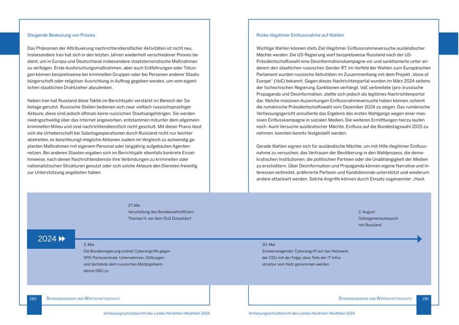 Seite 141 des Verfassungsschutzbericht 2024 Nordrhein-Westfalen