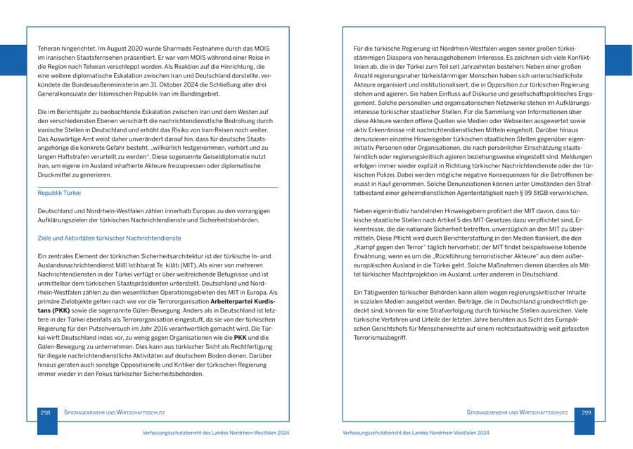 Seite 150 des Verfassungsschutzbericht 2024 Nordrhein-Westfalen