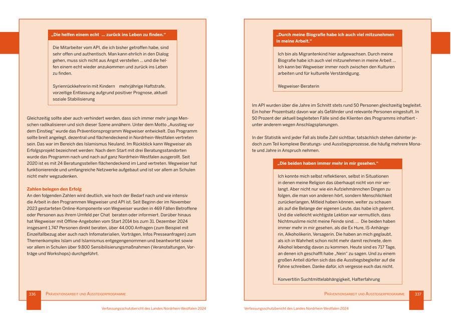 Seite 169 des Verfassungsschutzbericht 2024 Nordrhein-Westfalen