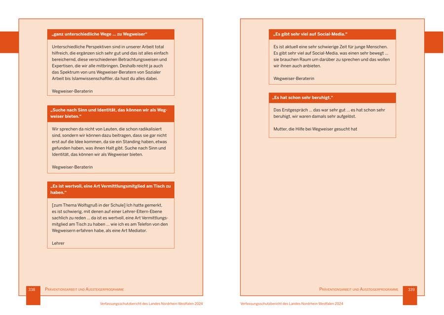 Seite 170 des Verfassungsschutzbericht 2024 Nordrhein-Westfalen