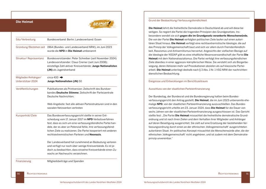 Seite 46 des Verfassungsschutzbericht 2024 Nordrhein-Westfalen