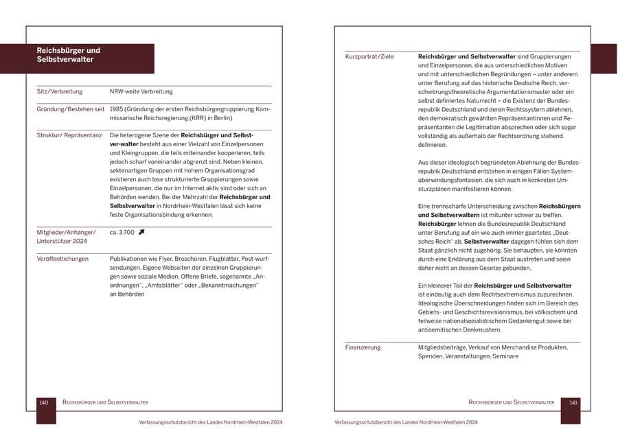 Seite 71 des Verfassungsschutzbericht 2024 Nordrhein-Westfalen