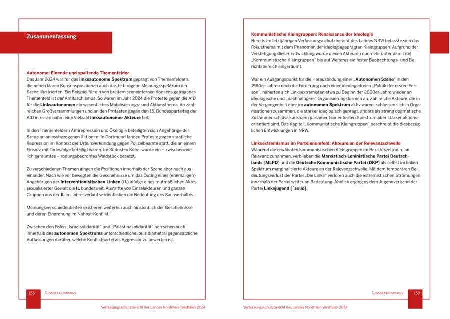 Seite 80 des Verfassungsschutzbericht 2024 Nordrhein-Westfalen
