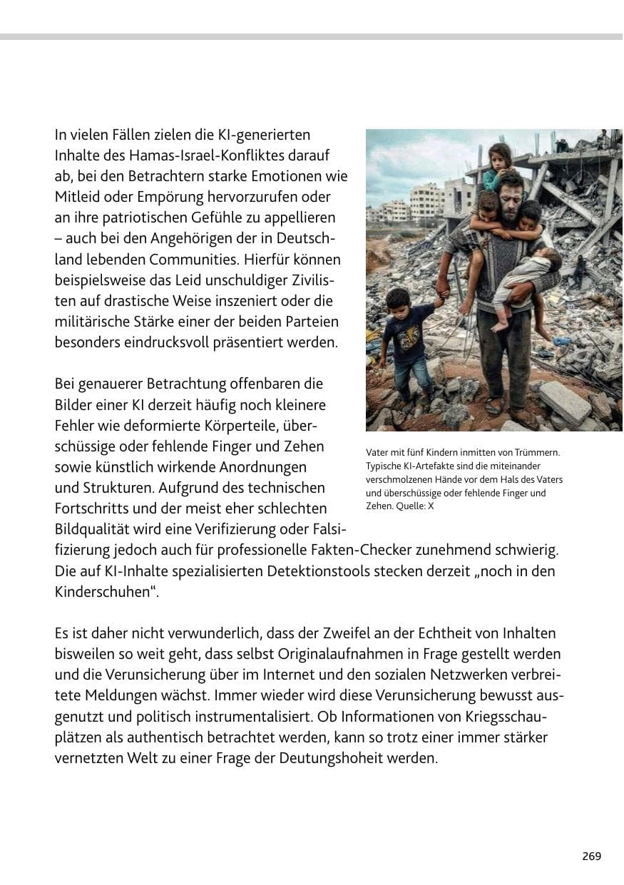 Seite 269 des Verfassungsschutzbericht 2023 Bund