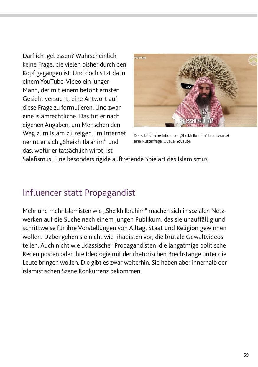 Seite 59 des Verfassungsschutzbericht 2023 Bund
