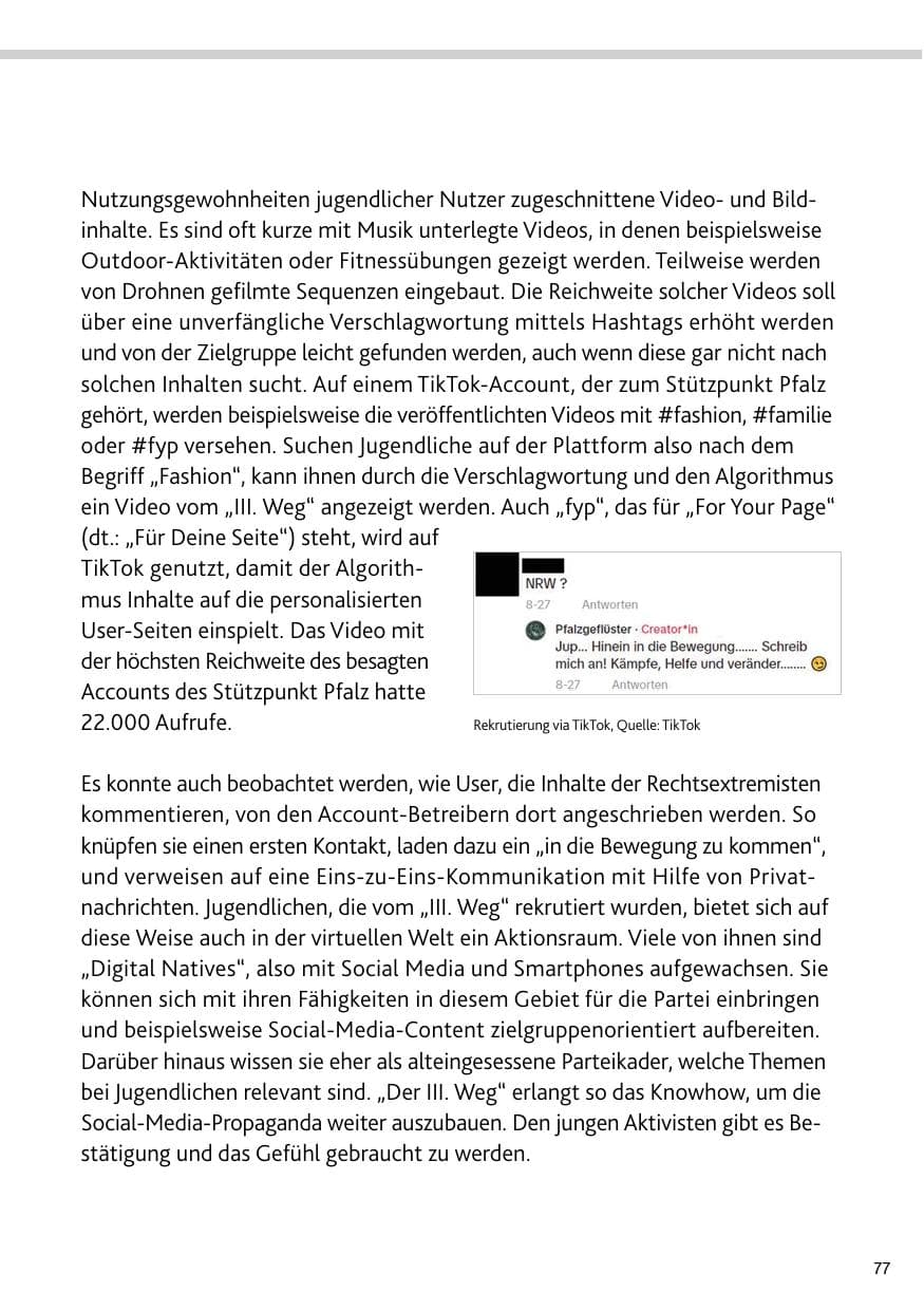 Seite 77 des Verfassungsschutzbericht 2023 Bund