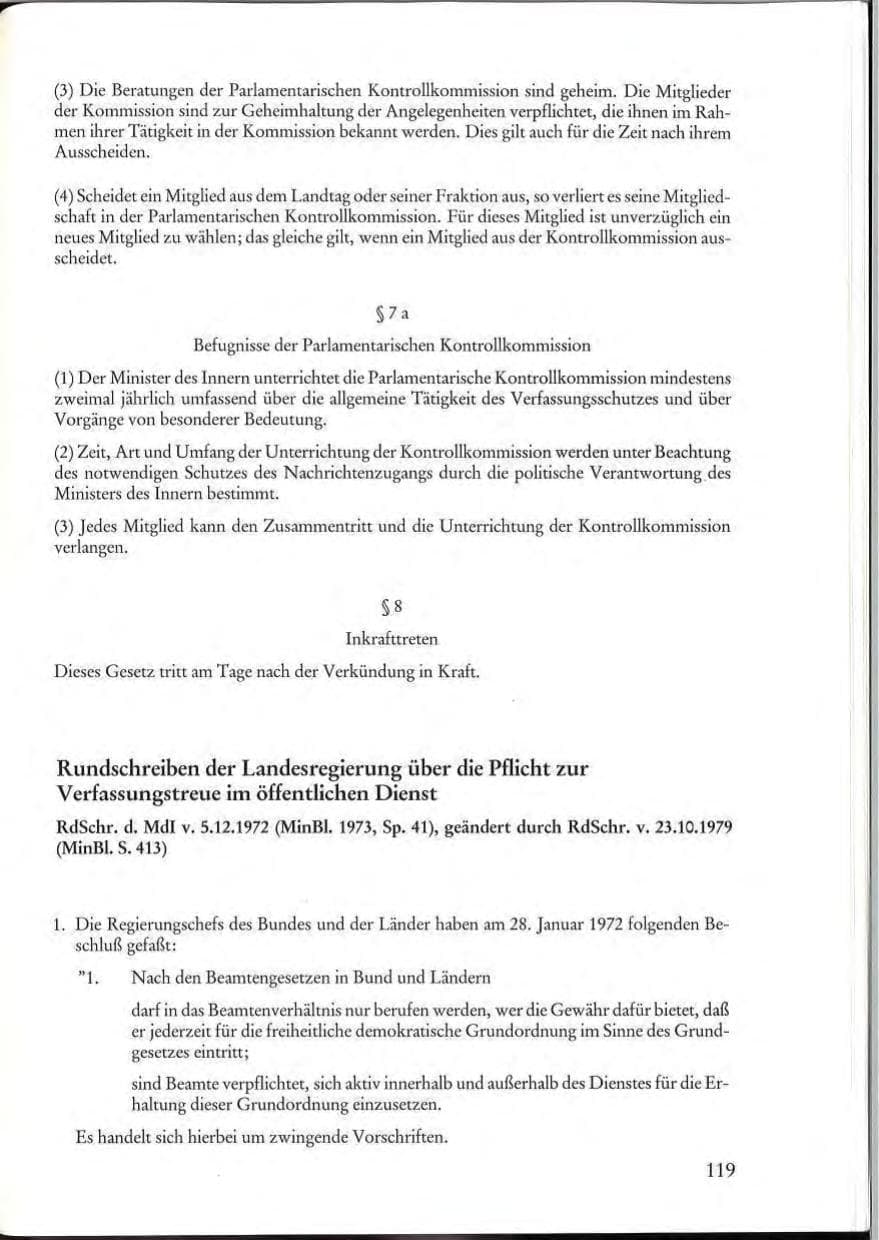 Seite 121 des Verfassungsschutzbericht 1984 Rheinland-Pfalz
