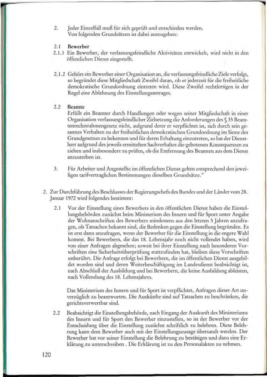 Seite 122 des Verfassungsschutzbericht 1984 Rheinland-Pfalz