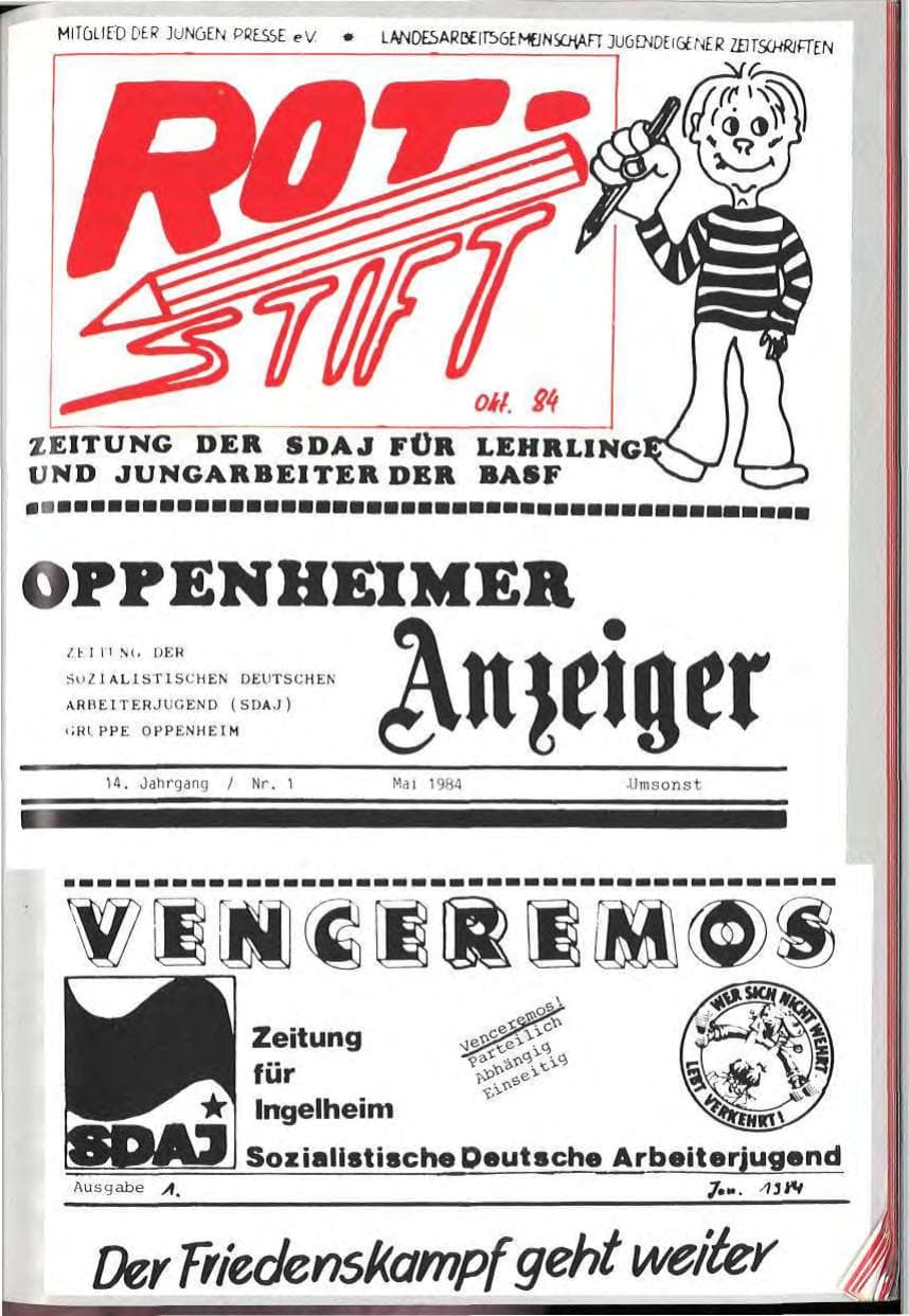 Seite 29 des Verfassungsschutzbericht 1984 Rheinland-Pfalz