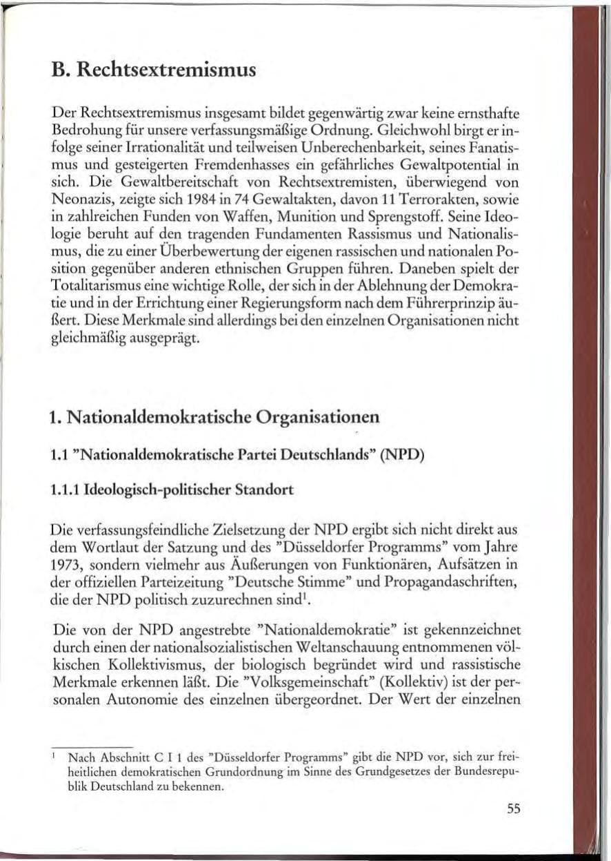 Seite 57 des Verfassungsschutzbericht 1984 Rheinland-Pfalz