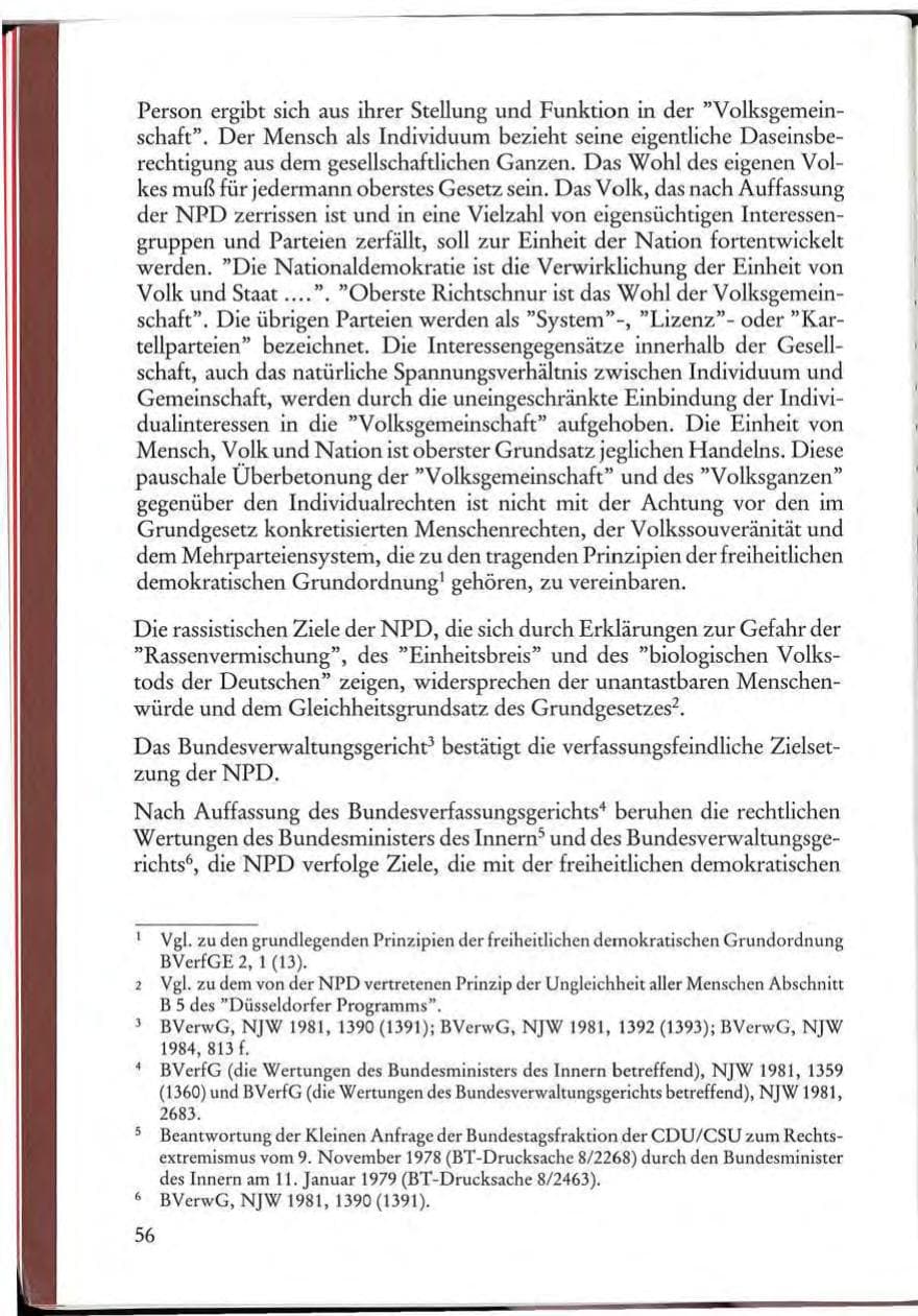 Seite 58 des Verfassungsschutzbericht 1984 Rheinland-Pfalz