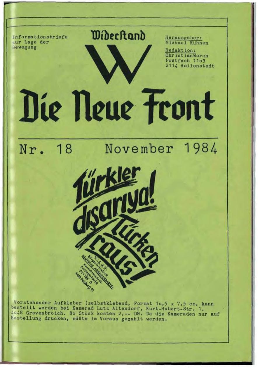 Seite 75 des Verfassungsschutzbericht 1984 Rheinland-Pfalz