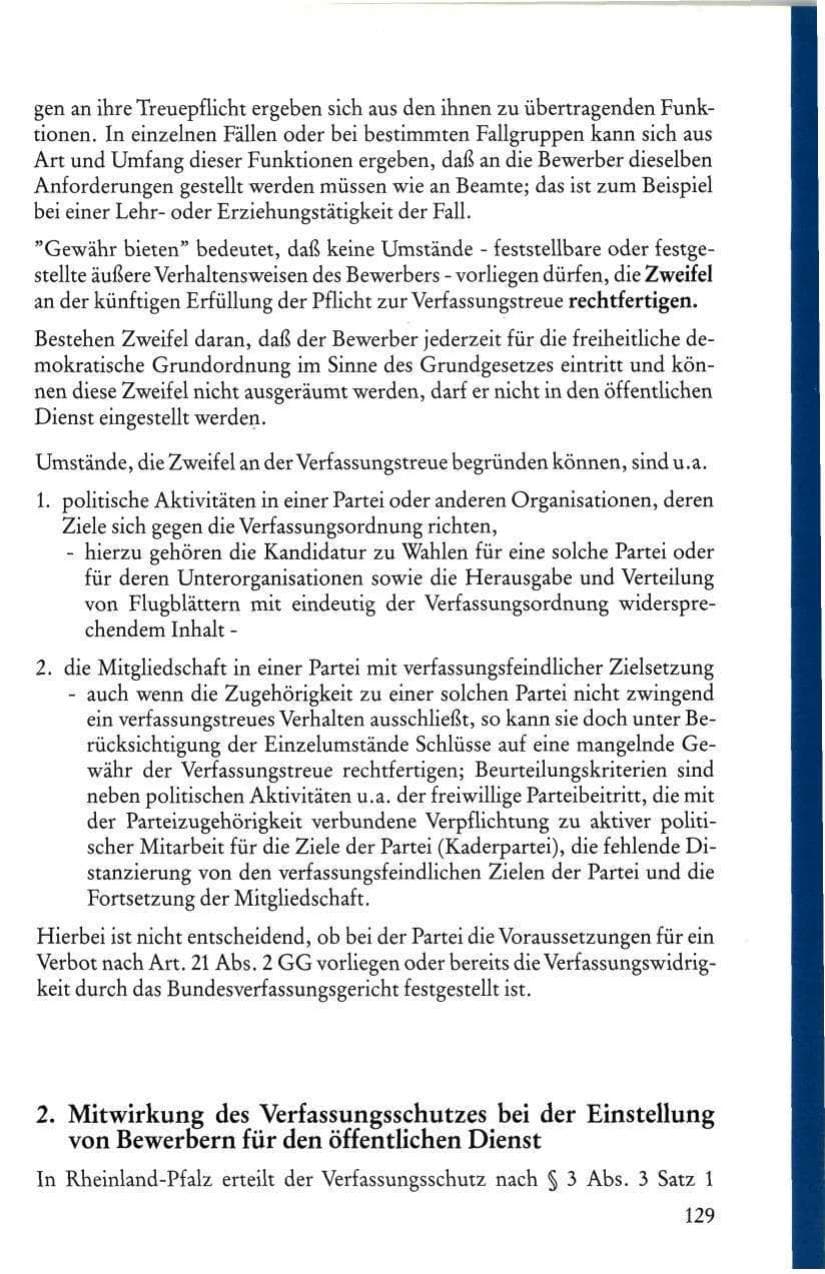 Seite 131 des Verfassungsschutzbericht 1985 Rheinland-Pfalz