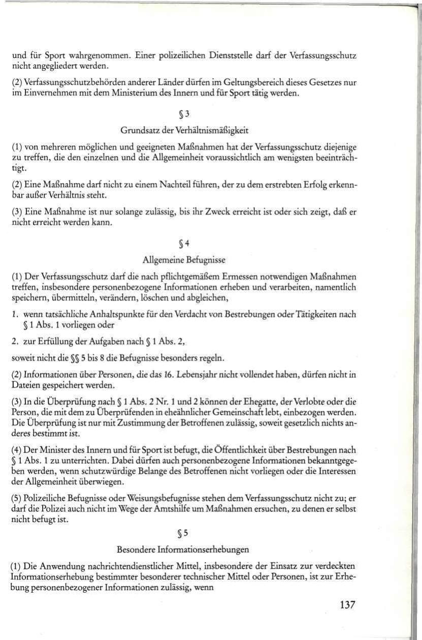 Seite 139 des Verfassungsschutzbericht 1985 Rheinland-Pfalz