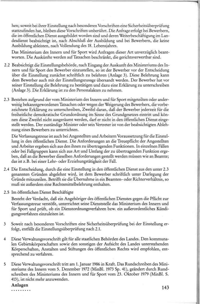 Seite 145 des Verfassungsschutzbericht 1985 Rheinland-Pfalz