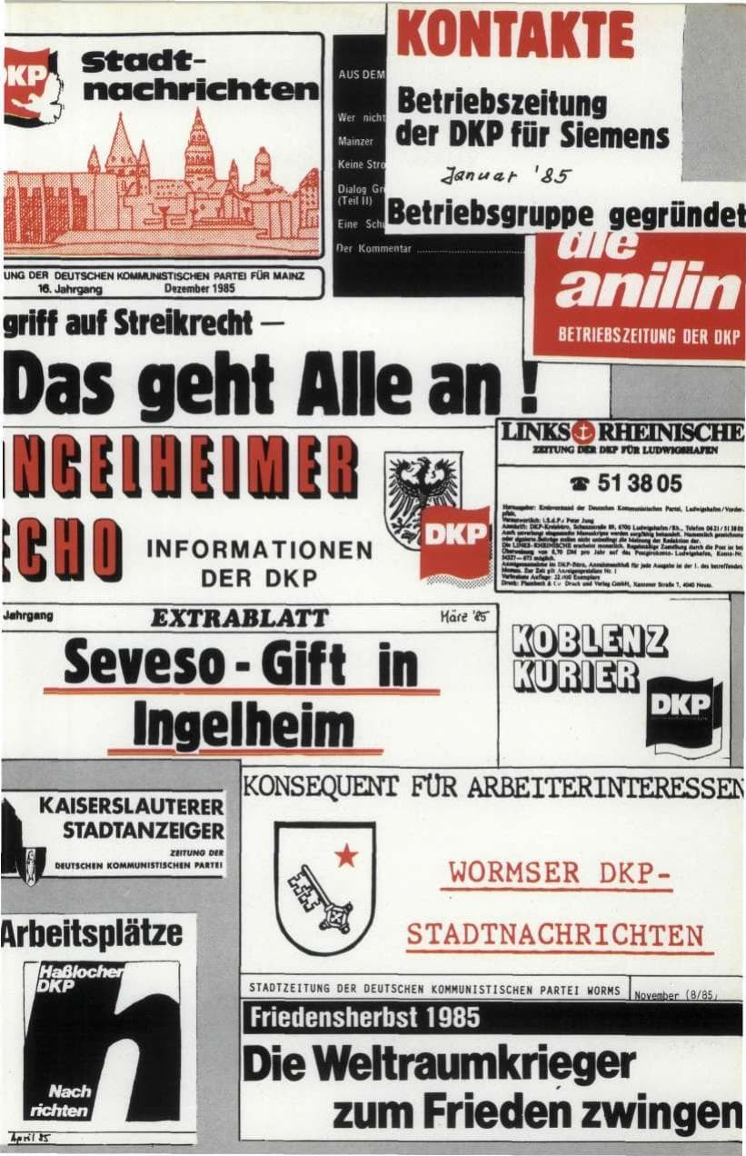 Seite 21 des Verfassungsschutzbericht 1985 Rheinland-Pfalz