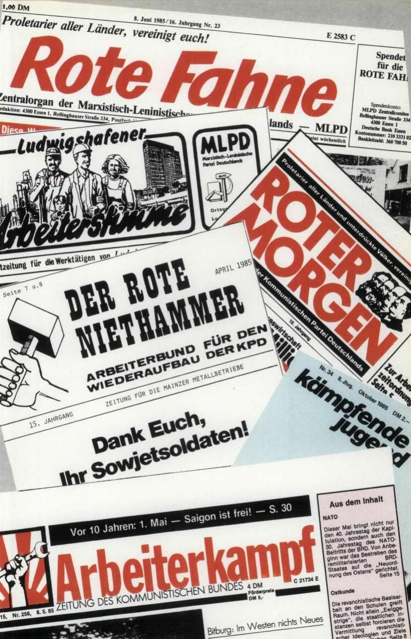 Seite 45 des Verfassungsschutzbericht 1985 Rheinland-Pfalz