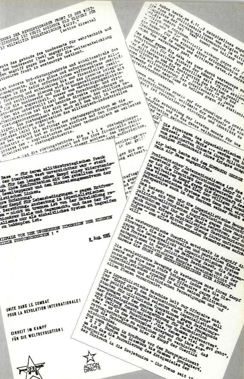 Seite 59 des Verfassungsschutzbericht 1985 Rheinland-Pfalz