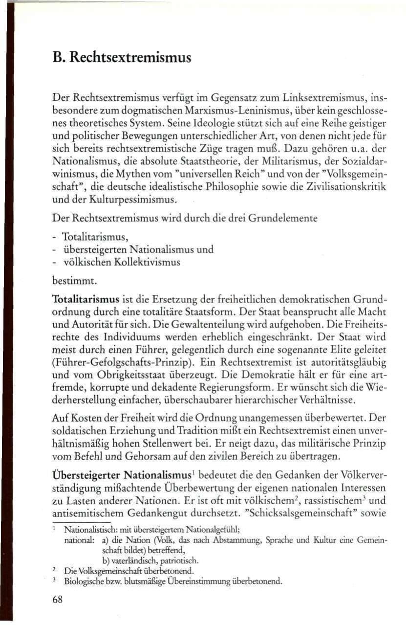 Seite 70 des Verfassungsschutzbericht 1985 Rheinland-Pfalz