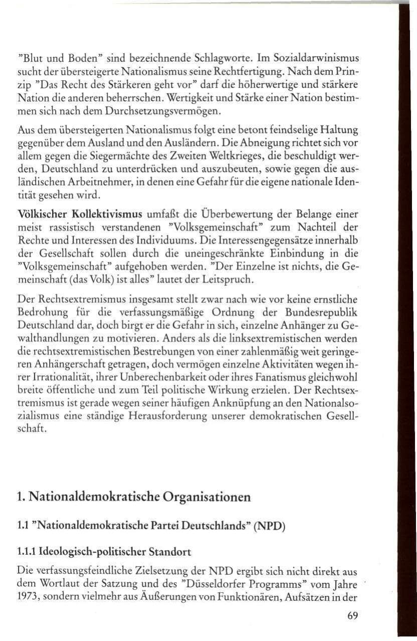 Seite 71 des Verfassungsschutzbericht 1985 Rheinland-Pfalz