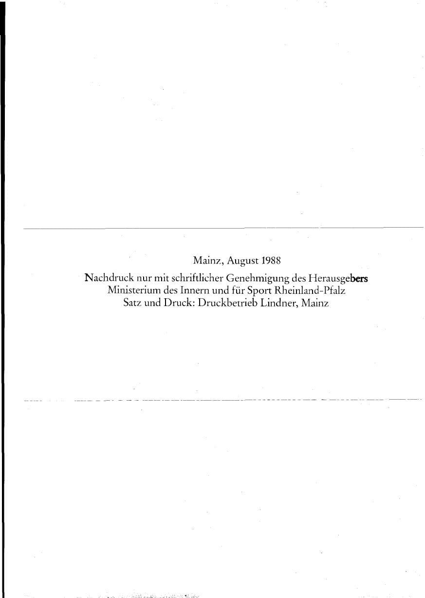 Seite 2 des Verfassungsschutzbericht 1987 Rheinland-Pfalz