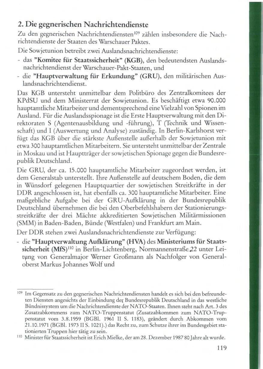 Seite 119 des Verfassungsschutzbericht 1987 Rheinland-Pfalz