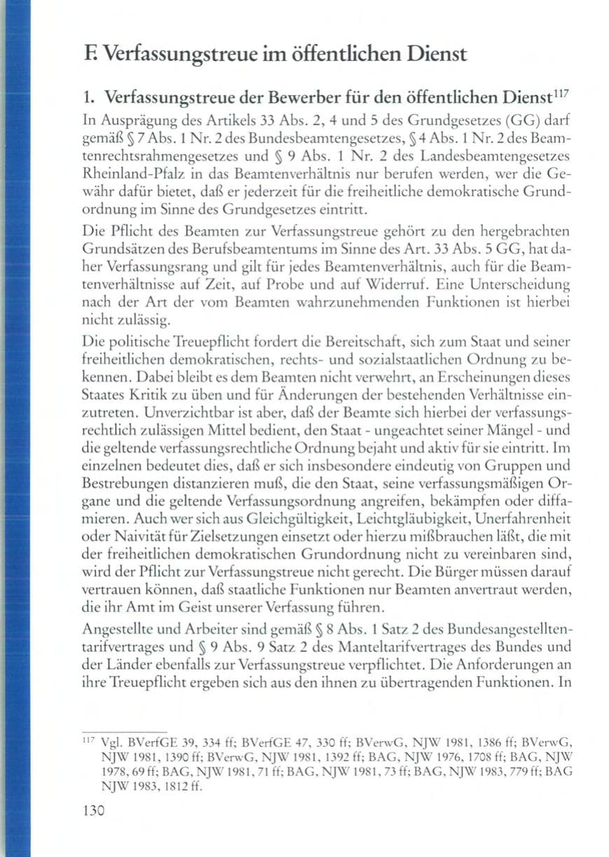 Seite 130 des Verfassungsschutzbericht 1987 Rheinland-Pfalz