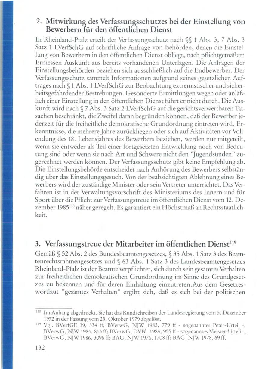 Seite 132 des Verfassungsschutzbericht 1987 Rheinland-Pfalz