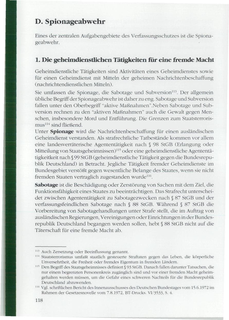 Seite 120 des Verfassungsschutzbericht 1988 Rheinland-Pfalz