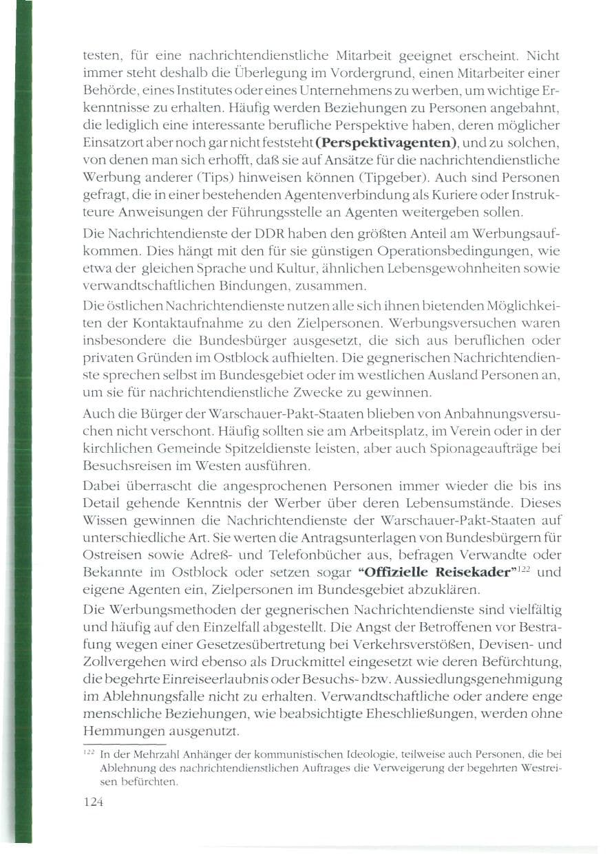 Seite 126 des Verfassungsschutzbericht 1988 Rheinland-Pfalz