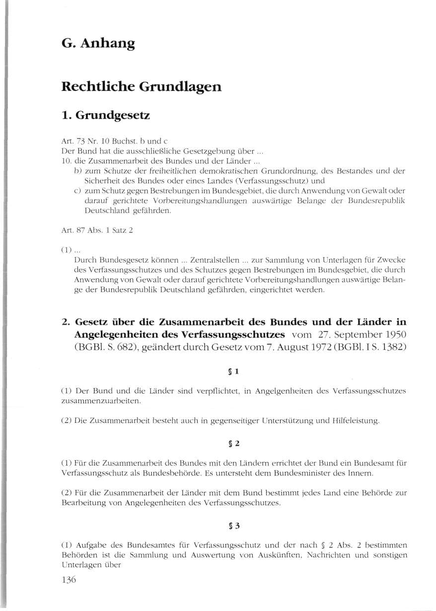 Seite 138 des Verfassungsschutzbericht 1988 Rheinland-Pfalz