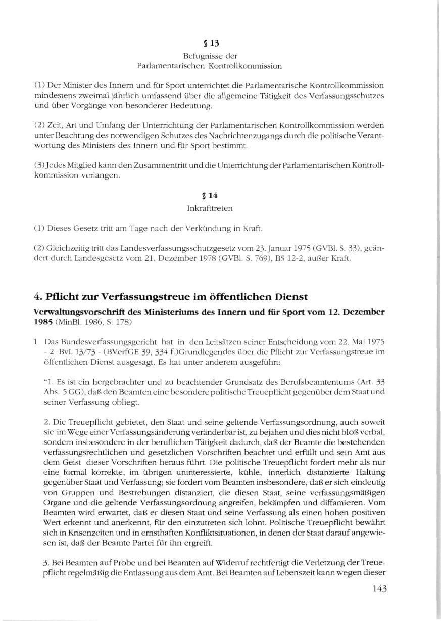 Seite 145 des Verfassungsschutzbericht 1988 Rheinland-Pfalz