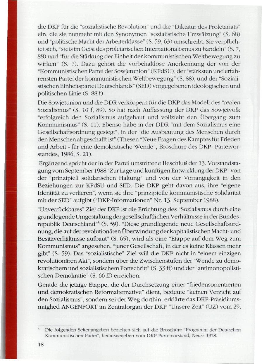 Seite 20 des Verfassungsschutzbericht 1988 Rheinland-Pfalz