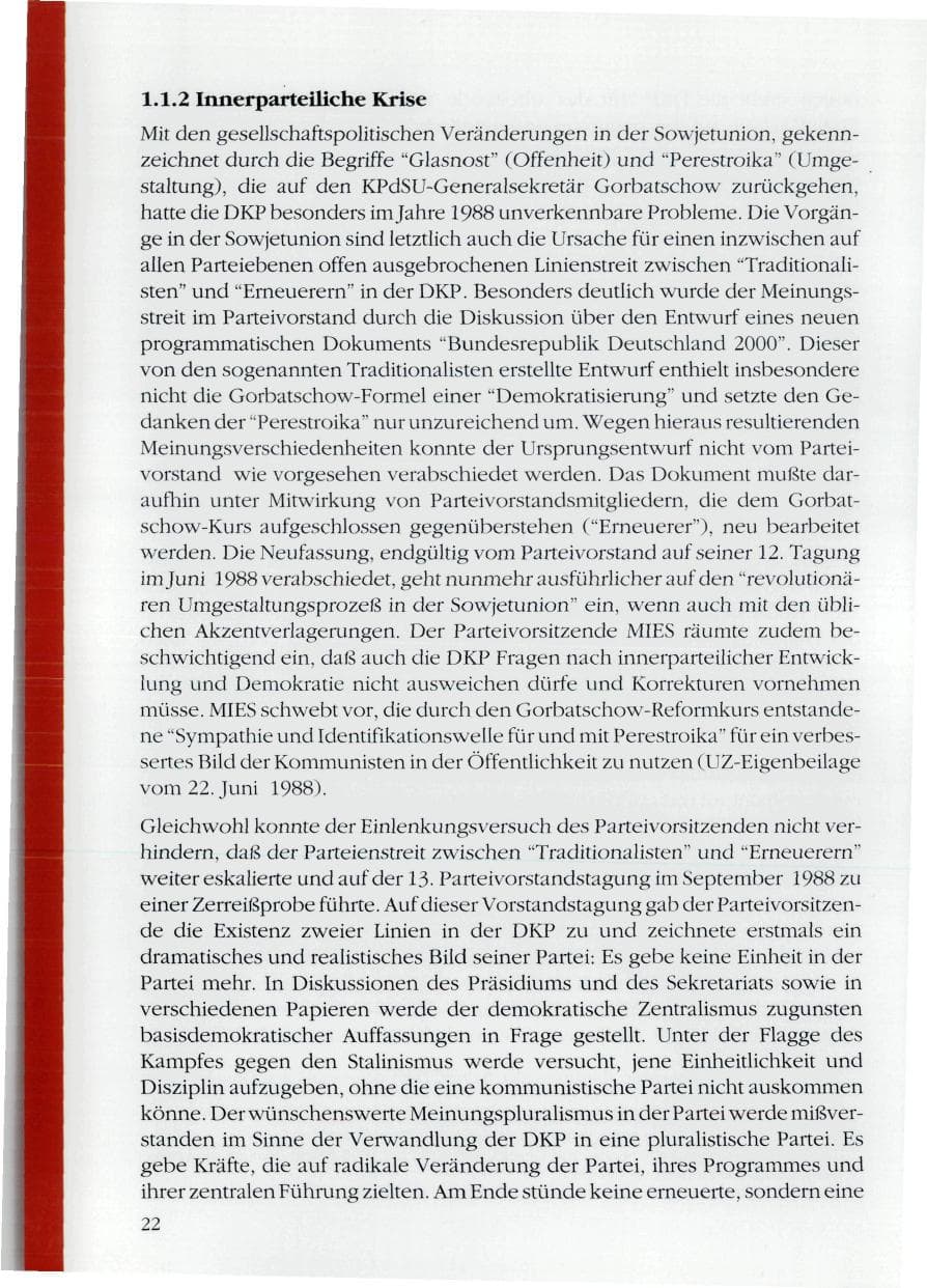 Seite 24 des Verfassungsschutzbericht 1988 Rheinland-Pfalz