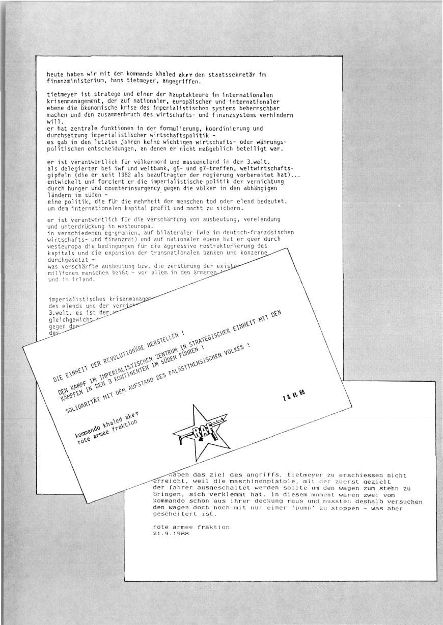 Seite 60 des Verfassungsschutzbericht 1988 Rheinland-Pfalz