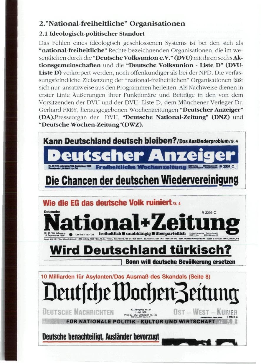 Seite 80 des Verfassungsschutzbericht 1988 Rheinland-Pfalz