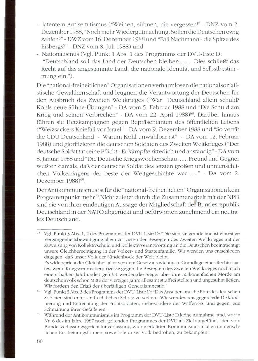 Seite 82 des Verfassungsschutzbericht 1988 Rheinland-Pfalz