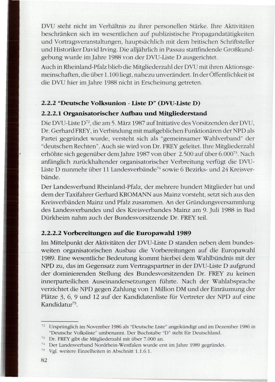 Seite 84 des Verfassungsschutzbericht 1988 Rheinland-Pfalz