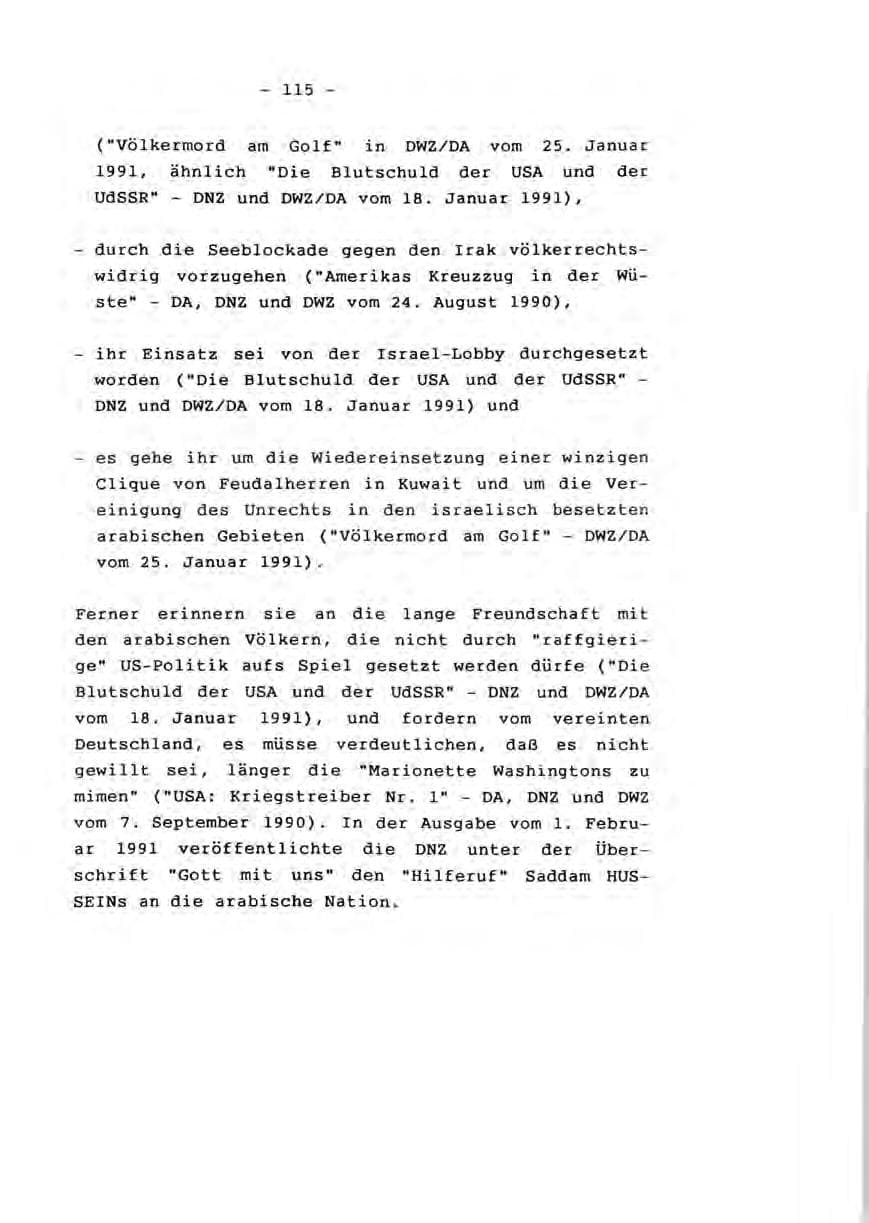 Seite 117 des Verfassungsschutzbericht 1990 Rheinland-Pfalz